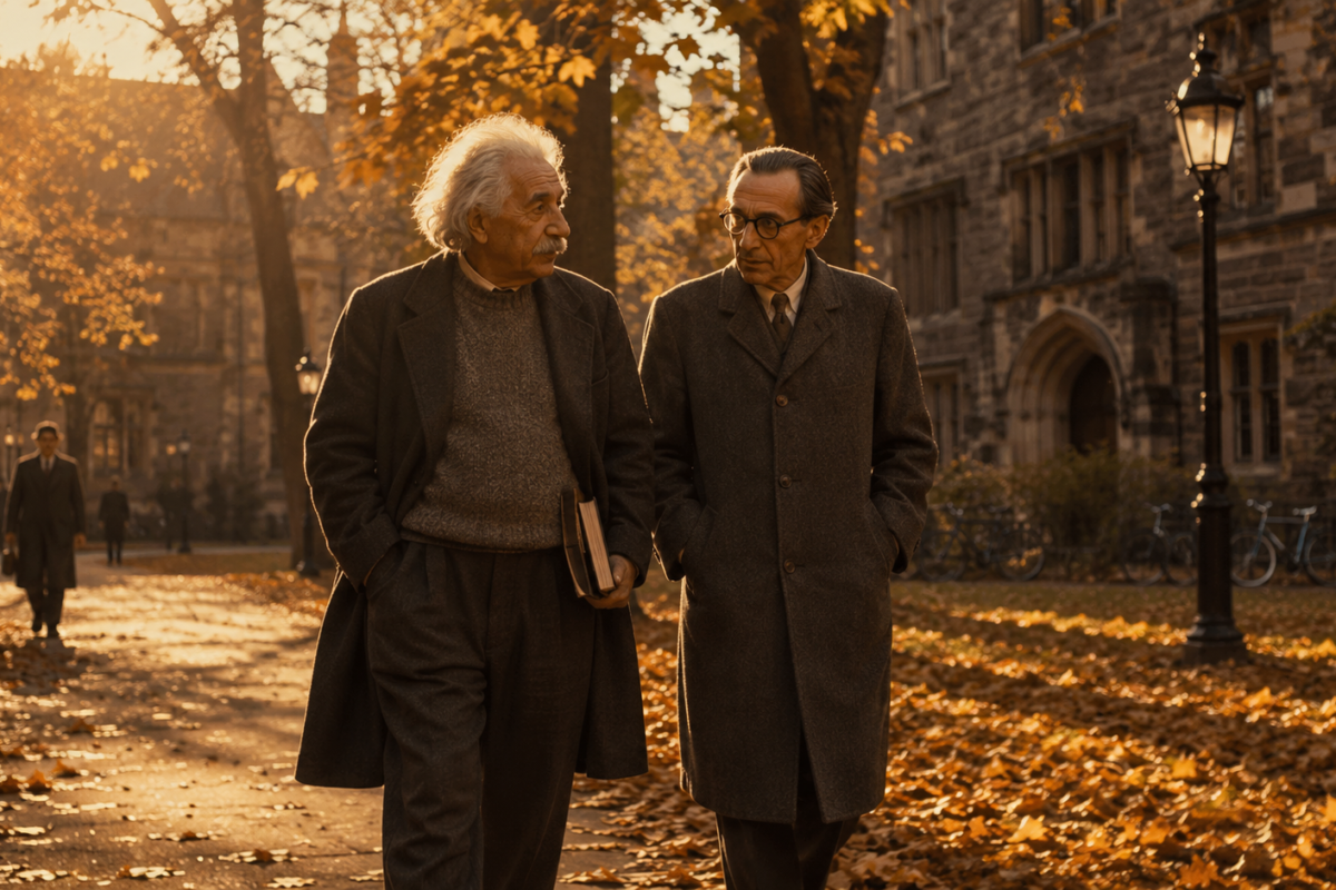 Einstein and Godel in trip